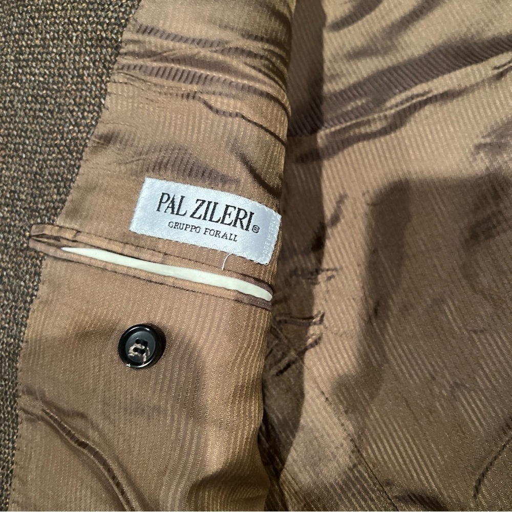 Pal Zileri Wool Cashmere Blend Sport Twead Coat Sz 50 (40 US) - Picture 5 of 7
